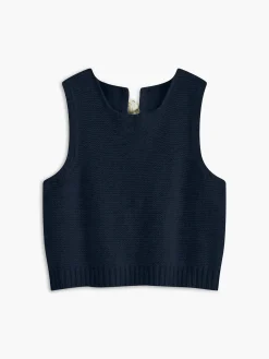Bow Front Sweater Vest