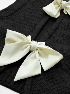 Bow Front Sweater Vest