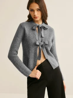 Bow Knotted Cardigan