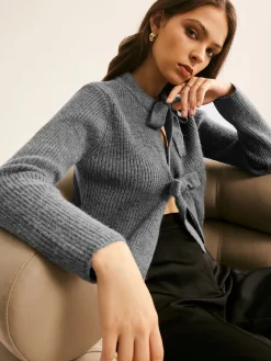 Bow Knotted Cardigan