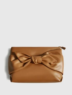 Bow Tofu Clutch Bag