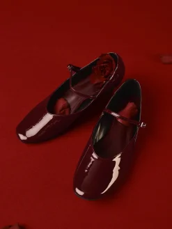 Buckle Strap Ballet Flats