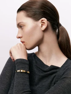 Buckle Style Open Bracelet