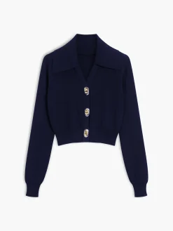 Buckle Up Long Sleeve Knit Top