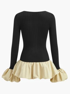 Bud Waist Panel Short Dress