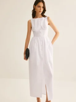 Bud Waist Pockets Tank Dress