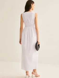 Bud Waist Pockets Tank Dress