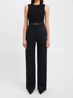 Business Casual Pockets Straight Pants
