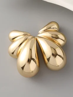 Butterfly Golden Wing Stud Earrings
