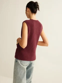 Button Down Cozy Sweater Vest