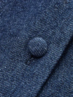 Button Down Denim Tank Top