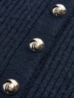 Button Down Split Cardigan