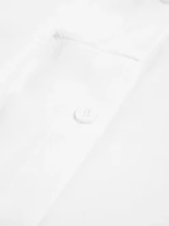 Button Down Tied Long Shirt