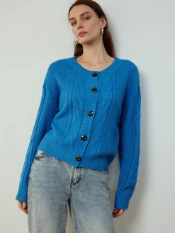 Button Down Twist Thin Cardigan