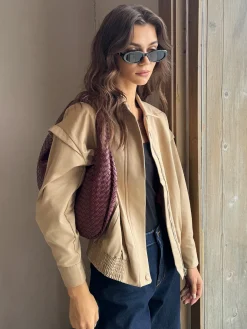 Button Zipper Polo Jacket