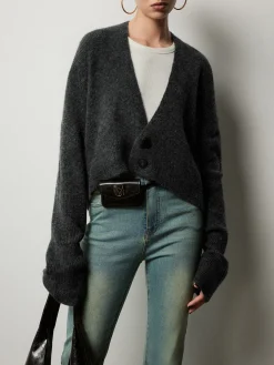 Buttoned Slouchy Cardigan