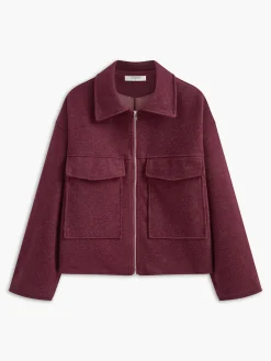 Cargo Tweed Polo Jacket