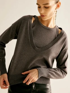 Casual 2 in 1 Sweater