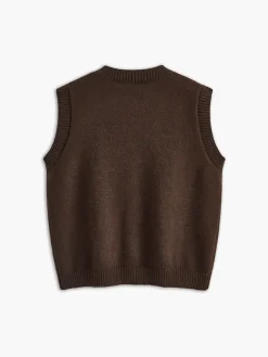 Casual Button Up Sweater Vest