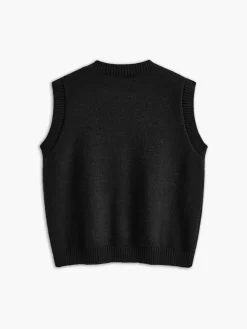 Casual Button Up Sweater Vest