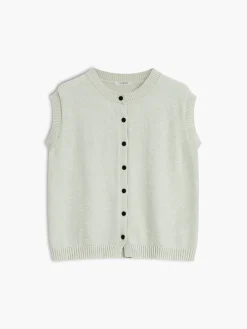Casual Button Up Sweater Vest