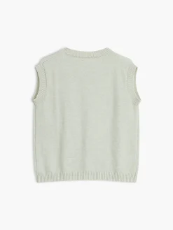 Casual Button Up Sweater Vest