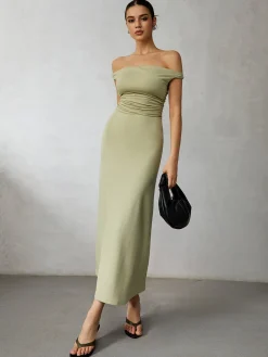 Casual Off Shoulder Long Dress