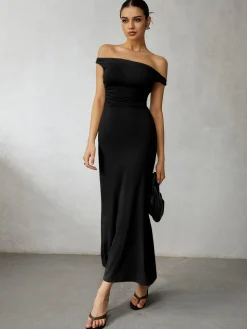 Casual Off Shoulder Long Dress