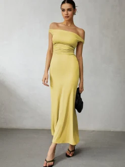 Casual Off Shoulder Long Dress