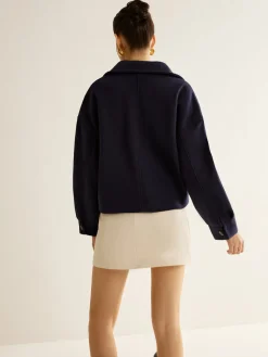 Casual Pockets Button Jacket