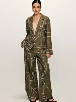 Casual Printed Lapel Shirt