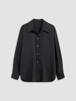 Charlotte Oversized Button Up Collared Shirt