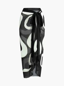 Chiffon Knotted Cover Up