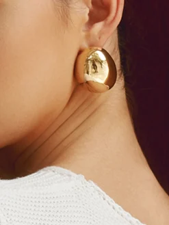 Chunky Teardrop Statement Earrings