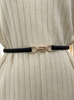 Close Your Eyes Leather Belt