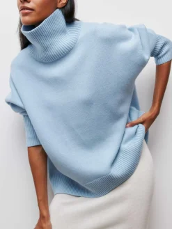 Cloudless Sky Turtleneck Oversized Sweater