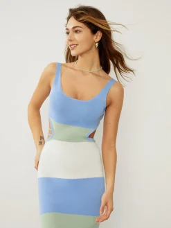 Coastal Air Open Back Long Dress