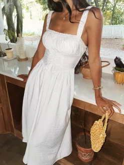 Coastal Cowgirl Corset Long Dress