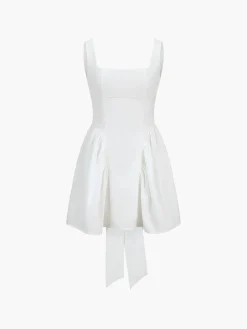 Coastal Cowgirl Open Back Zippered Short Dress