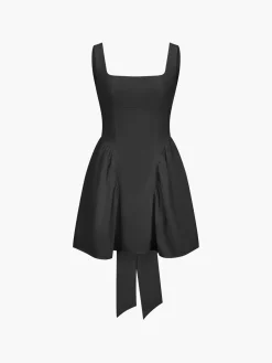 Coastal Cowgirl Open Back Zippered Short Dress