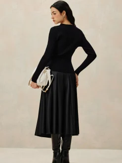 Color Block Ribbed Knit Top