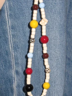Colorful Beaded Phone Lanyard