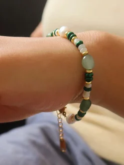 Colorful Pearl Malachite Bracelet