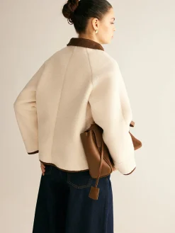 Contrast Binding Minky Jacket