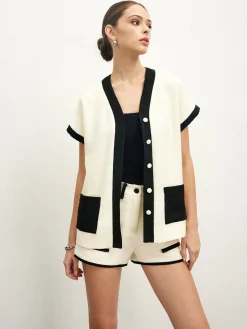 Contrast Binding Pockets Shirt