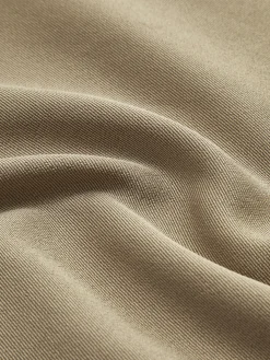 Contrast Binding Wide-Leg Pants