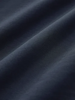 Contrast Binding Zipper Long Pants