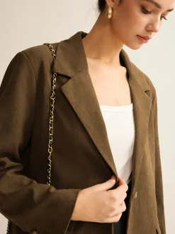 Corduroy Lapel Blazer