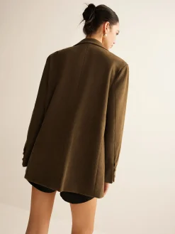 Corduroy Lapel Blazer