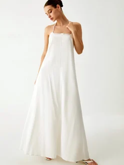 Cotton & Linen Cami Long Dress